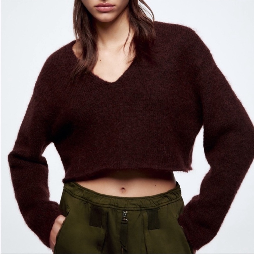 Zara Cropped Sweater
